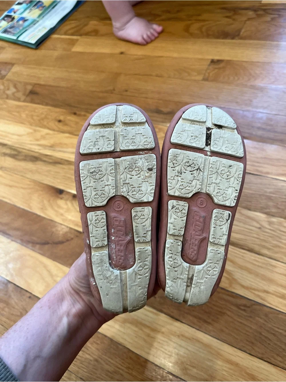Kids Water Shoes Slip-On in Dusty Rose